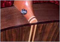 heel with inlay